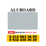 ALUBOARD ALÜMİNYUM KOMPOZİT PANEL (4MM) - 125 X 320 CM METALİK GRİ