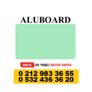 ALUBOARD ALÜMİNYUM KOMPOZİT PANEL (4MM) - 125 X 320 CM SU YEŞİLİ