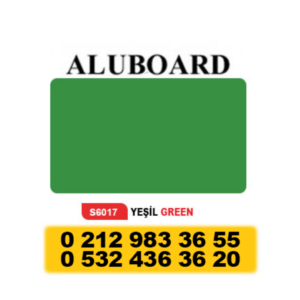 ALUBOARD ALÜMİNYUM KOMPOZİT PANEL (4MM) – 125 X 320 CM YEŞİL