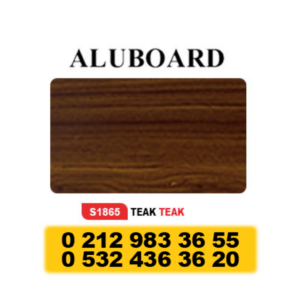 ALUBOARD ALÜMİNYUM KOMPOZİT PANEL (4MM) – 125 X 320 CM TİK